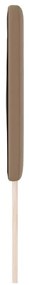 Cabeceira vidaXL Design Simples Cappuccino 180 cm em Couro Sintético