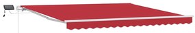 Toldo Vermelho with Manual Vermelho 400 × 350 cm Vermelho