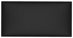 Painel de parede 12 pcs 30x15 cm couro artificial 0,54 m² preto