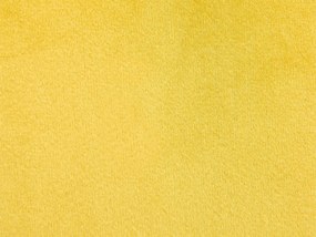 Conjunto de 2 almofadas em veludo amarelo 45 x 45 cm AERANGIS Beliani
