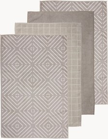 Panos de cozinha em microfibra Benton, conjunto de 4