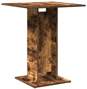 Mesa de bistrô 60x60x75cm derivados de madeira carvalho fumado
