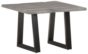 Mesa de centro com arestas vivas 60x60x40 cm acácia maciça