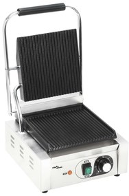 Grelhador sanduicheira Panini aço inoxidável 1800W 31x30,5x20cm