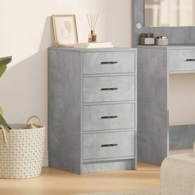 vidaXL Buffet Cinzento de Concreto 40x41x75 cm Madeira Engenhada