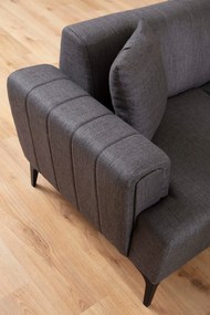 Sofá-cama de 3 Lugares Hamlet – Cinzento Escuro – 230x95x77 cm