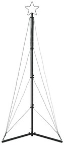 LED Árvore de Natal 363 LEDs Branco Frio 182 cm
