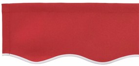Valance pra Toldos de 3,5 m Vermelho 3,3 x 0,2 m