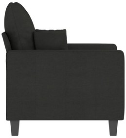 Poltrona 60 cm tecido preto
