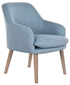 Cadeira DKD Home Decor Azul Madeira Poliéster (61 x 68 x 78 cm)