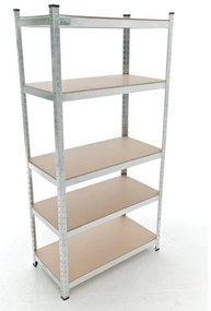 Estante para cargas pesadas 90 x 40 x 180 Prateado