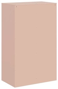 Aparador 67x39x107 cm aço rosa
