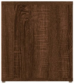 Móvel de TV 80x31,5x36cm derivados de madeira carvalho castanho