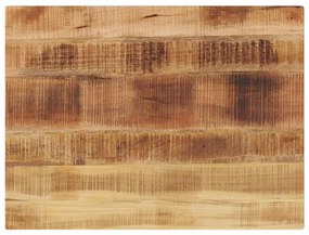 Tampo de mesa retangular 70x50x2,5 cm mangueira áspera maciça