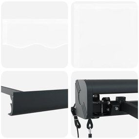 Toldo Retrátil Automático Branco 500x300 cm