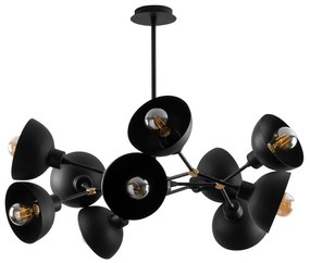 Candeeiro de Teto Dram – Preto – 75 x 75 cm