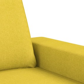 Poltrona Selma - Cor Amarelo - Em Tecido, Metal e Textilene - 94x77x80