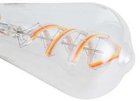 Conjunto de 5 Lâmpadas LED Smart E27 Dimerizáveis ST64 RGBW Transparentes 4W 250lm 2700K