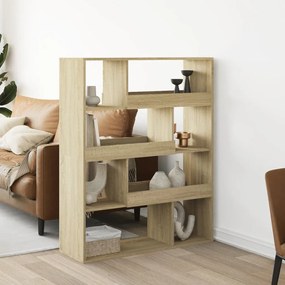 vidaXL Estante 100x33x125,5 cm derivados de madeira carvalho sonoma