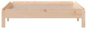 Cama empilhável 90x190 cm madeira de pinho maciça
