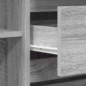Sideboard Cinza Sonoma 120x41x75 cm Madeira de engenharia