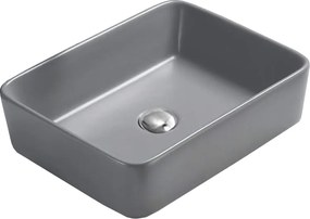 Mexen Catia lavatório de bancada 48 x 37 cm, cinza claro mate - 21314861