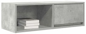 Móvel de TV 80x31x25,5 cm derivados de madeira cinza cimento