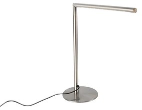 Candeeiro de mesa moderno em aço com dimmer tátil incl. LED - Douwe Moderno