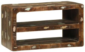 Armário de TV 60x32x36 cm Madeira Recuperada Maciça