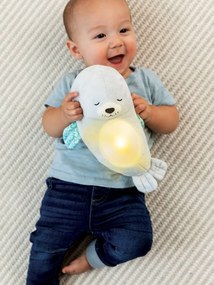 Luz de presença Leão-marinho bebé, Noite Suave, 3 em 1 - INFANTINO cinzento