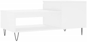 Mesa de centro 100x50x45 cm derivados de madeira branco
