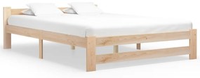 Estrutura de cama 120x200 cm madeira pinho maciço