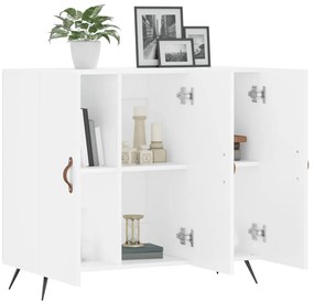 Aparador 90x34x80 cm derivados de madeira branco