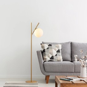 Candeeiro de Pé Fork – Dourado – 31 x 45 x 152 cm