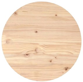 Mesa de centro Ø 55x45 cm madeira de pinho maciça