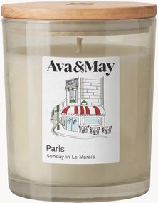 Vela perfumada Paris (bergamota, jasmim e rosa)