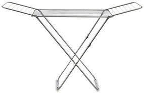 Estendal de Roupa Dobrável Ferro Prateado (183 x 50,5 x 105 cm)