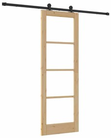 Porta Deslizante vidaXL com Conjunto de Ferragens 'ORKDAL'73,5x211 cm