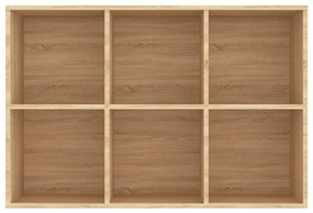 Estante/aparador 66x30x98 cm contraplacado cor carvalho sonoma