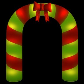 Portão em arco de Natal insuflável com luzes LED 270 cm