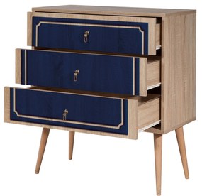 Cómoda Trio – Carvalho Sonoma – 80x90x40 cm