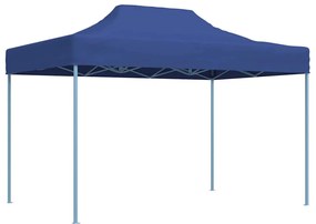 48889 vidaXL Tenda dobrável profissional para festas 3x4 m aço azul