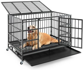 Cerca para animais de estimação de 8 painéis e 24 polegadas de altura para ambientes internos e externos - 24 polegadas
