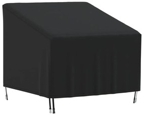 vidaXL Capa para cadeira de jardim 90x90x50/75 cm 420D oxford preto