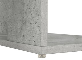 Secretária Cinza Cinza Concreto