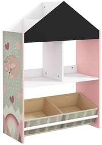 Estante Bunny Infantil - Rosa - Design Natura