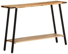 Mesa consola 110x30x75 cm madeira de mangueira maciça