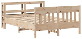 Cama sem colchão 120x190 cm madeira de pinho maciça