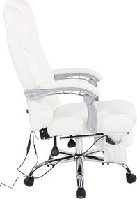 Cadeira de escritório Pacific Original com função de massagem branca