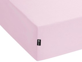 Lençol-capa em algodão rosa 140 x 200 cm JANBU Beliani